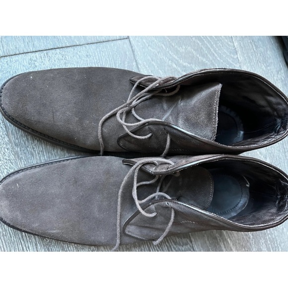 Men's Brown Suede Shoes - Picture 1 of 12